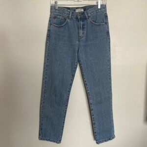 Pull&Bear Blue Straight Leg Jeans